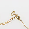 Secondhand Christian Dior Round Logo Pendant Necklace