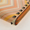 Secondhand Valentino Garavani Rockstud Zip Around Wallet Striped