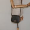Christian Dior Vintage Honeycomb Flap Crossbody Bag Coated Canvas