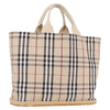 Burberry Nova Check Tote canvas check pattern