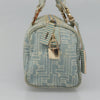Secondhand Fendi Boston Bag Blue Denim Jeans Bags