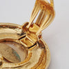 Secondhand Chanel Vintage Round Clip-On Earrings Metal with Faux