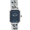 Secondhand Chanel Premiere Chain Quartz Watch Stainless Steel with Diamond Bezel