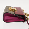 Gucci Padlock Shoulder Bag GG Coated Canvas and Leather