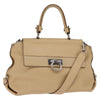 Salvatore Ferragamo Sofia Satchel Grainy Leather