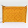 Secondhand Louis Vuitton Double Flat Messenger Bag Limited Edition Logo Story Monogram Canvas and