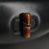 Gucci Vintage Convertible Bamboo Top Handle Bag Leather