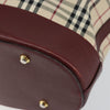 Burberry Nova Check Tote Canvas and Leather