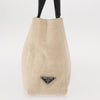 Secondhand Prada Vintage Handbag Beige Canvas Bags