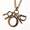 Secondhand Christian Dior Logo Necklace