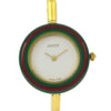 Secondhand Gucci 1100 Interchangeable Bezel Bangle Quartz Watch Plated Metal with