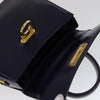 Salvatore Ferragamo Gancini Convertible Top Handle Bag Leather