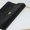 Christian Dior Vintage Chain Flap Shoulder Bag Leather