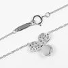 Tiffany & Co. Open Paper Flower Pendant Necklace Platinum and Diamonds