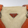 Prada Vintage Handbag Canvas and Leather