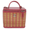 Chanel Take Away Vanity Case Rattan and Calfskin