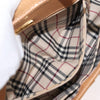 Secondhand Burberry Shoulder Bag Beige Leather Bags