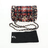 Chanel Charms Classic Single Flap Bag Braided Quilted Tweed