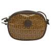 Fendi Vintage Zip Crossbody Bag Zucchino Canvas