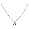 Secondhand Christian Dior D logo Pendant Necklace