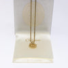 Secondhand Christian Dior CD Round Pendant Necklace