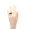 Damiani D Icon Ring K18 (White Gold), ceramic and Diamond