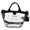 Secondhand Prada Logo Tote Clear Plastic Accessories