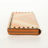 Secondhand Valentino Garavani Rockstud Zip Around Wallet Striped