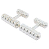 Tiffany & Co. Paloma Picasso Groove Cufflinks Silver