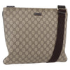 Gucci Zip Top Messenger Bag GG Coated Canvas