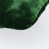 Secondhand Prada Beads Pouch Green Velvet Accessories