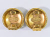 Secondhand Chanel Vintage Round CC Clip-On Earring
