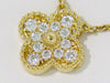 Secondhand Van Cleef & Arpels Vintage Alhambra Pendant Necklace 18K Yellow Gold and Diamonds