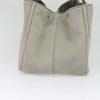 Secondhand Prada Canapa Tote Gray Canvas Bags