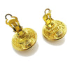 Chanel CC Round Earrings Metal