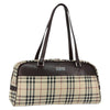 Secondhand Burberry Nova Check Tote Canvas and