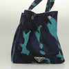 Secondhand Prada Canapa Convertible Tote Printed