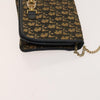 Christian Dior Vintage Trotter Shoulder Bag Canvas