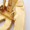 Chanel CC logo heart Gold-plated