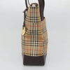 Secondhand Burberry Nova Check Tote canvas check pattern