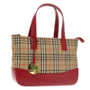 Secondhand Burberry Nova Handbag Check Pattern