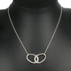 Tiffany & Co. Elsa Peretti Double Loop Pendant Necklace Silver 925
