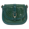 Gucci Vintage Flap Shoulder Bag Patent Leather