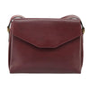 Secondhand Celine Circle logo Burgundy Leather Bags