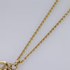 Secondhand Christian Dior Logo Pendant Necklace