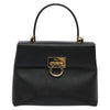 Salvatore Ferragamo Gancini Convertible Top Handle Bag Leather