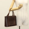 Secondhand Burberry Handle Tote Brown Leather Bags