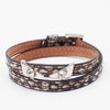 Secondhand Fendi Selleria Monster Bracelet Leather with Metal Detail