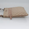 Secondhand Gucci Front Zip Flat Messenger Bag GG