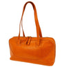 Secondhand Bvlgari Handbag Orange Leather Bags